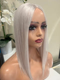 The AJ Ultra Lightweight Human Hair Enhancer 14inch Platinum Silver