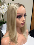 The AJ Seamless Human Hair Enhancer Rooted Ash Blonde 14 inches