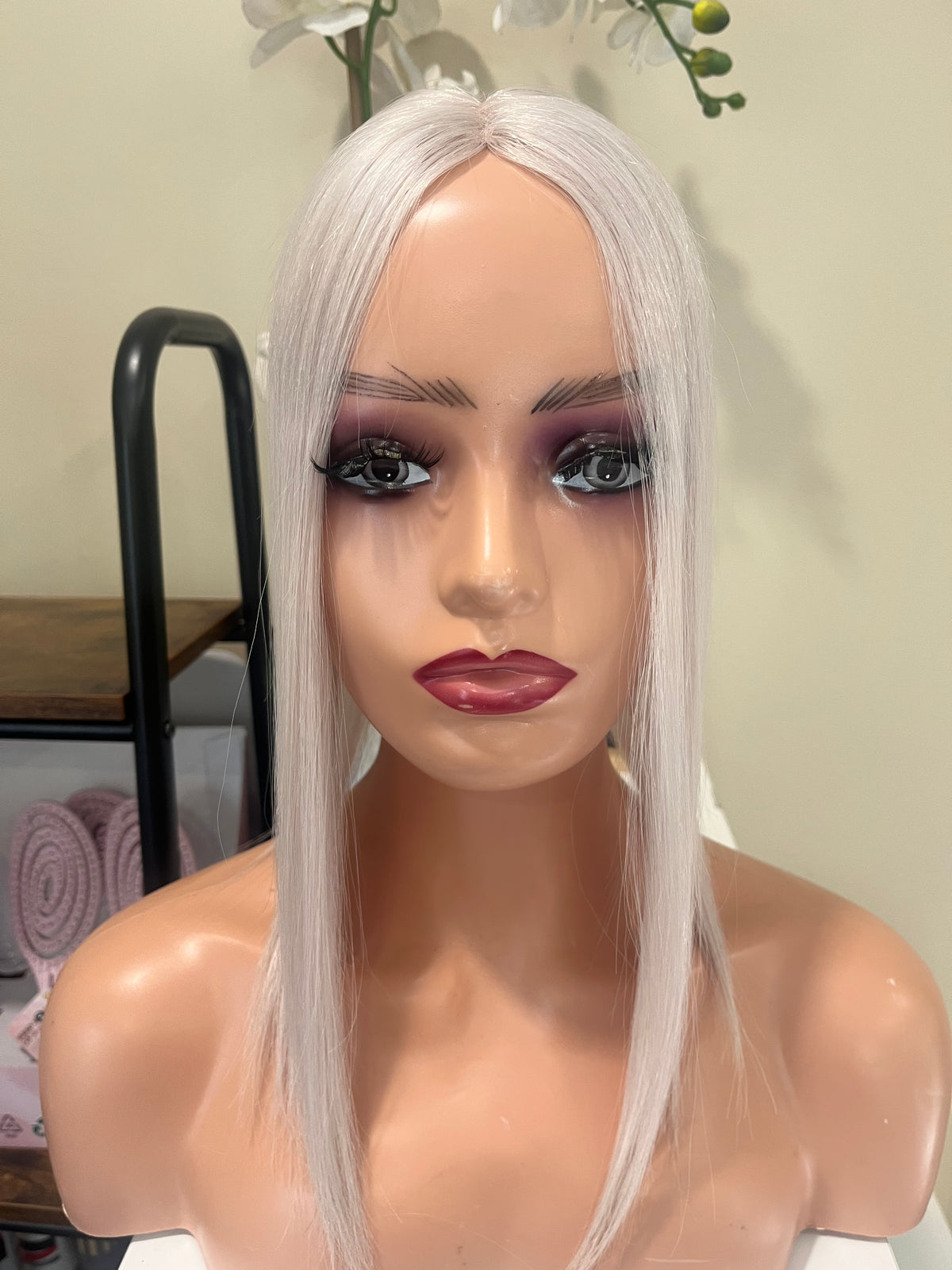 The AJ Ultra Lightweight Human Hair Enhancer 14inch Platinum Silver