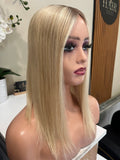 The AJ Seamless Human Hair Enhancer Dark Blonde Root Melt 14 inches