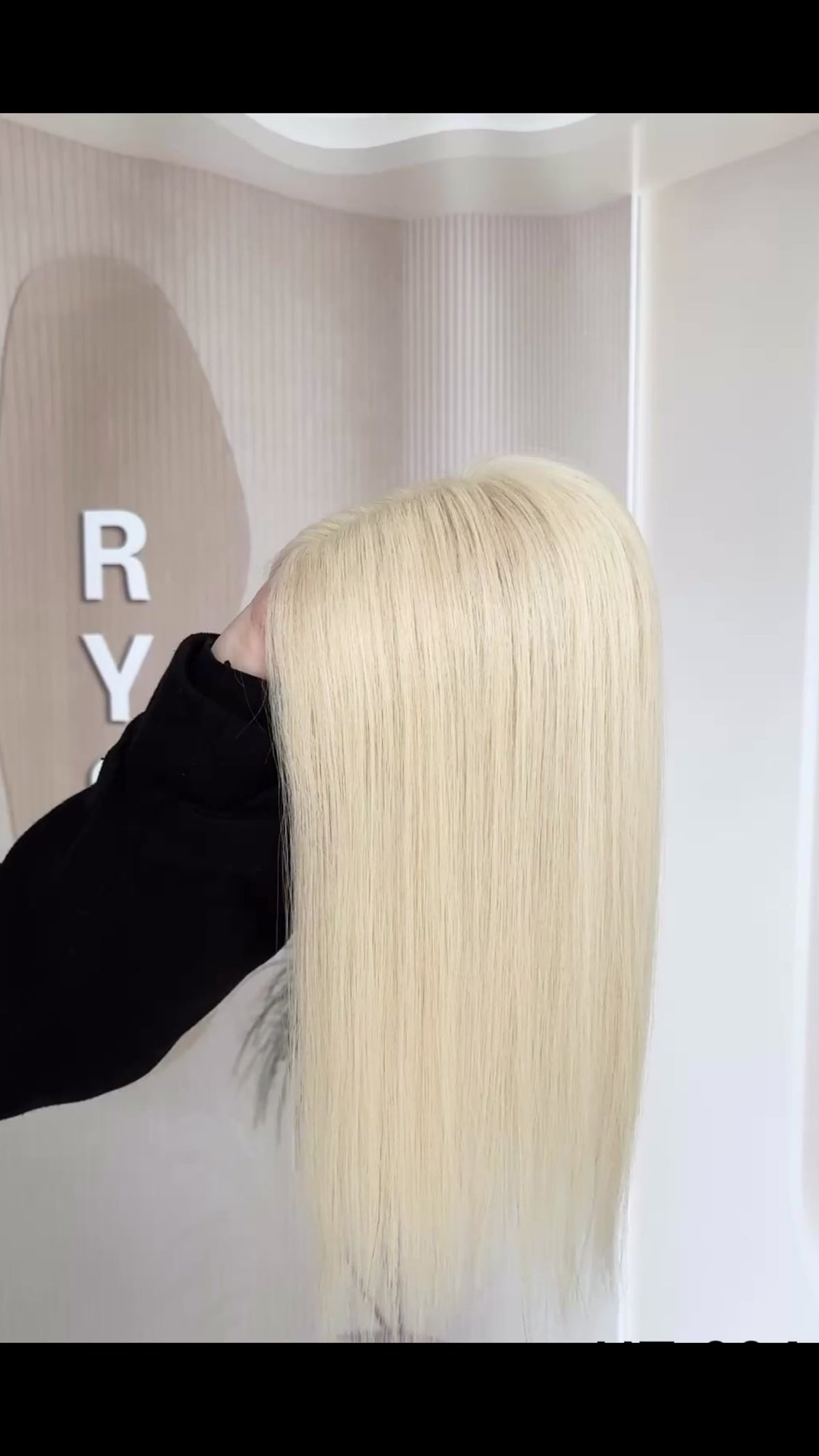 The AJ Ultra Lightweight Human Hair Enhancer 14inch Platinum Ice Blonde